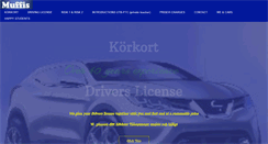 Desktop Screenshot of muffistrafikskola.com