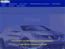 Tablet Screenshot of muffistrafikskola.com
